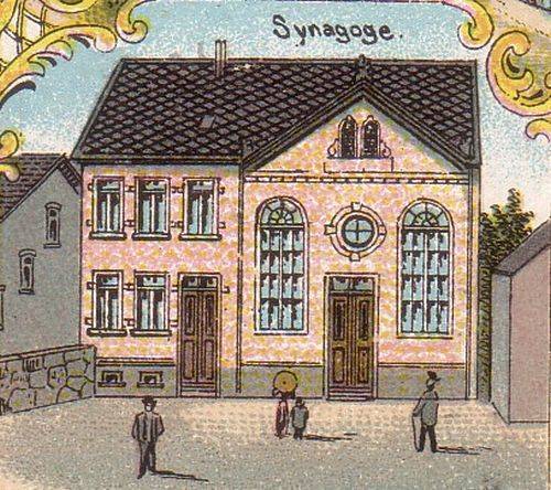 Synagoge Hottenbach. Altes Bild